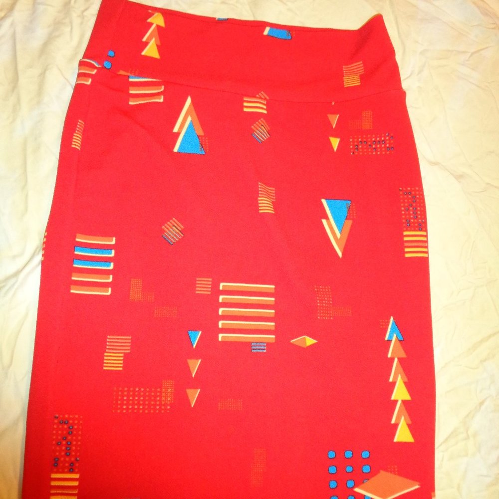 LuLaRoe "Cassie" pencil skirt  size large new without tags